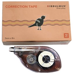 Bibbulmun Correction  TAPE 5MM 8M - PACK OF 12