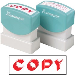 XSTAMPER - 1 COLOUR - TITLES A-C 1336 Copy Red EA