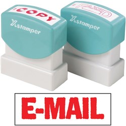 XSTAMPER - 1 COLOUR - TITLES D-F 1651 Email Red EA