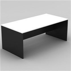 OM DESK W1350 x D750 x H720mm White Charcoal