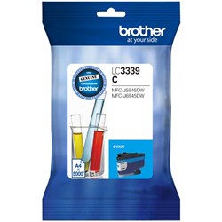 BROTHER LC3339XLC CYAN 5000 PAGES