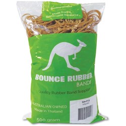 BOUNCE RUBBER BANDS® SIZE 12 500GM BAG