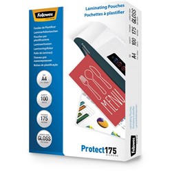 FELLOWES&REG; IMAGELAST Laminating Pouch A4 175 Micron Pack of 100