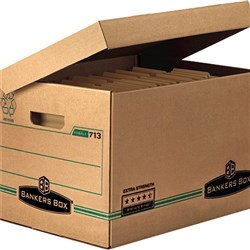 BANKERS BOX&REG; ARCHIVE BOX 713 Extra Strength Hinged Lid