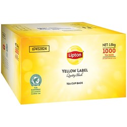 LIPTON YELLOW LABEL TEA CUP Tea bags Pack of 1000