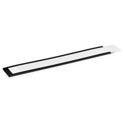 DURABLE MAGNETIC C-PROFILE STRIP 30 x 200mm Charcoal Pack of 20