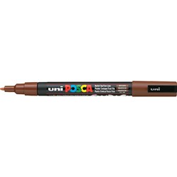 Uni Posca PC-3M Paint Marker Fine Bullet 1.3mm Brown