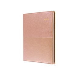 Collins Vanessa Diary Day To A Page A4 Rose Gold