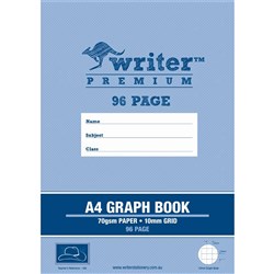 WRITER PREM A4 GRAPH 10MM 96P - HAT