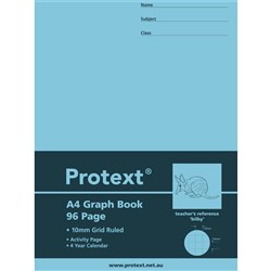 PROTEXT GRAPH BOOK A4 10MM 96 PAGES - BILBY