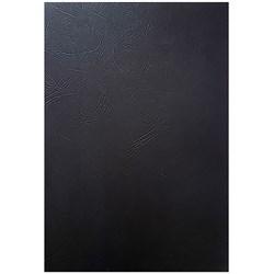 GBC Binding Covers A4 250gsm Leathergrain Pack of 100 Black