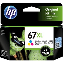 INK CARTRIDGE HP 67XL COLOUR