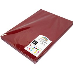 Rainbow Spectrum Board A3 220gsm Dark Red 100 Sheets