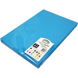 Rainbow Spectrum Board A3 220gsm Turquoise 100 Sheets