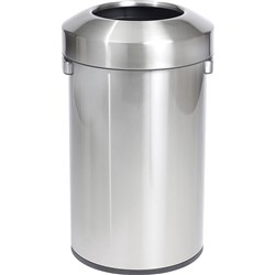 Compass Urban Open Top Bin 60 Litres Stainless Steel