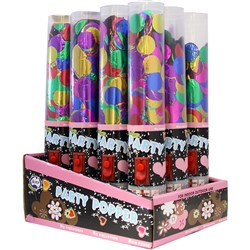 Alpen Party Poppers Press Button Confetti Foil 25cm