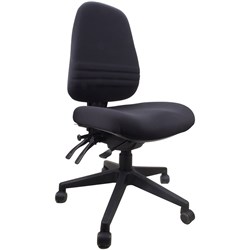 Rapid Endeavour Operator Chair High Back Black