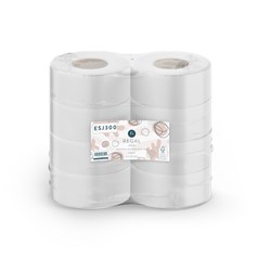 Regal Eco Recycled Jumbo Toilet Paper Rolls 2 Ply 300m Pack of 8