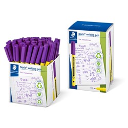 Staedtler Noris Writing Pen Violet Cup Of 50