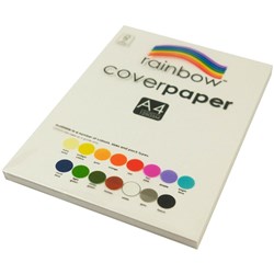 Rainbow Cover Paper A4 125GSM WHITE 100 SHTS