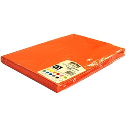 Rainbow Spectrum Board 220gms A3 100 Sheets Orange