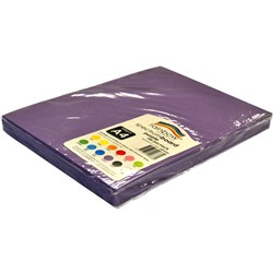 Rainbow Spectrum Board 220gms A4 100 Sheets Purple