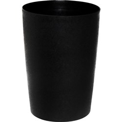 Compass Round Tidy Bin 8 Litres Black