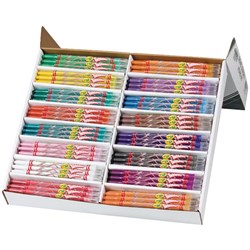 CRAYOLA CRAYONS TWISTABLES 240 Asst Deskpack 16 Colors