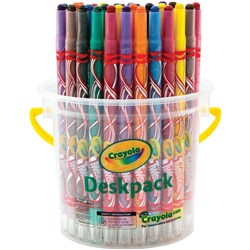 CRAYOLA CRAYONS TWISTABLES 32 Asst Deskpack 8 Colors