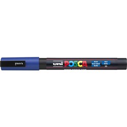 POSCA 1.3MM FINE BLUE EA