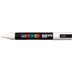 POSCA 2.5MM MEDIUM WHITE