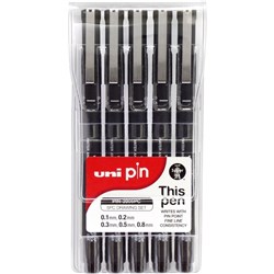 UNI PIN FINELINE 5 PIECE SET