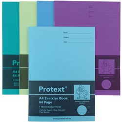 PROTEXT EXERCISE BOOK A4 64pgs 18mm D/T -Chicken