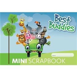 WRITER SCRAPBOOK BEST BUDDIES 165X245 64PG 100GSM BOND