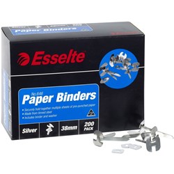 CELCO PAPER BINDERS No. 646 - 38mm Box of 200