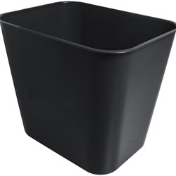 ESSELTE SWS BIN 15 LITRES BLK BLACK