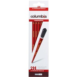 COLUMBIA  COPPERPLATE PENCIL Hexagon, 2H