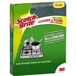 SCOTCH BRITE SCRUB SPONGES 2 Pack