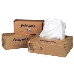 FELLOWES SHREDDING ACCESSORIES Bags & Ties L975xW530xGusset 370mm RL50