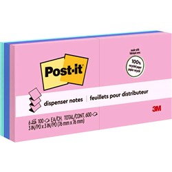 POST-IT R330RP6AP POP-UP NOTES Greener Pastel