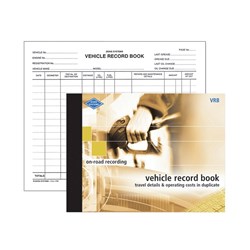 ZIONS VEHICLE RECORD BOOK NO.VRB VRB 175X220mm EA