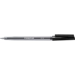 STAEDTLER STICK 430 BALLPOINT PEN MEDIUM BLACK EA