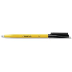 STAEDTLER STICK 430 BALLPOINT PEN Fine Black EA