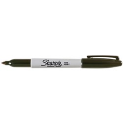 PAPER MATE SHARPIE PERMANENT MARKERS 1.0mm Fine Black EACH - BARCODED.