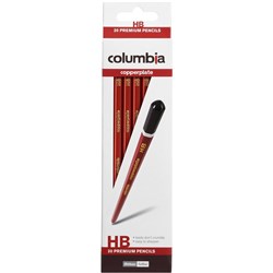 COLUMBIA COPPERPLATE PENCILS HB - BOX 20