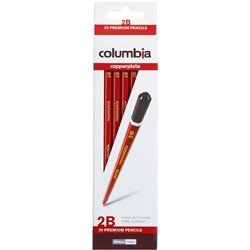 PENCIL BLACKLEAD COPPERPLATE 2B COLUMBIA EA