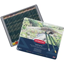 DERWENT ARTIST PENCILS 24'S EA