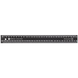 MARBIG ENVIRO RECYCLED RULER 30cm Black