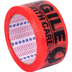 NACHI SP101  FRAGILE TAPE Blk/Orange 48mmx66m