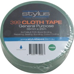 STYLUS 399 CLOTH TAPE Green 36mmx25m